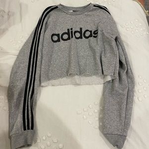 Cropped adidas sweatshirt